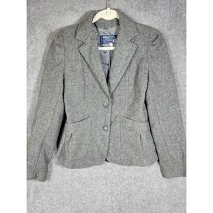 Vintage Burlington Collection Wool Blazer Jacket Womens Juniors Sz‎ 9/10 Pockets